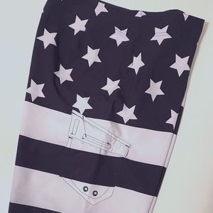 Hang Ten Stars and Stripes Board Shorts - 34